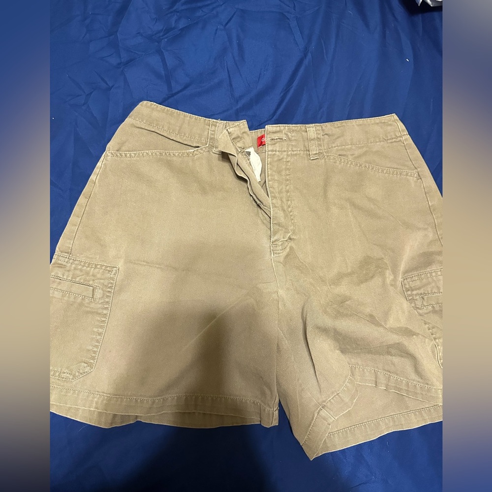 green shorts